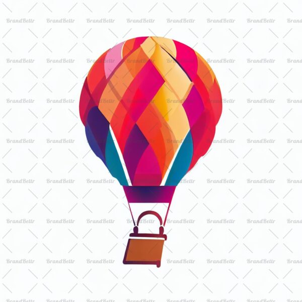Reisender Heißluftballon